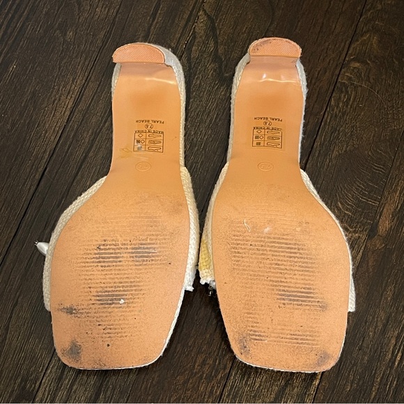 2 Elegant Beige with Gold Accents Heels for $20 - Picture 3 of 10